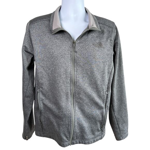 The North Face Mens Canyonlands Inner Midweight Fleece Jacket Gray Size Medium - Picture 1 of 7